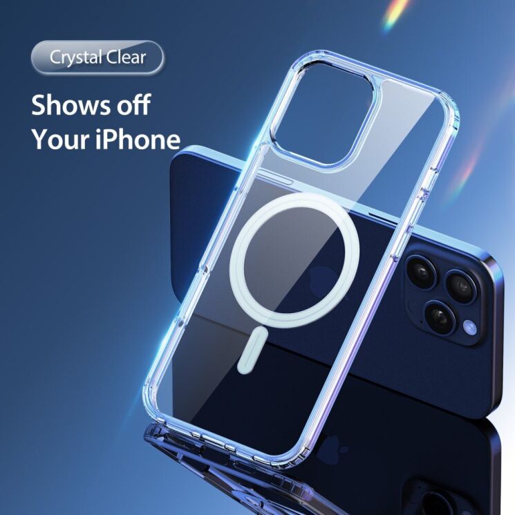 Защитный чехол DUX DUCIS Clin Series MagSafe для Apple iPhone 16 Pro - Transparent: фото 10 из 13