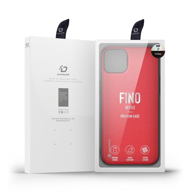 Защитный чехол DUX DUCIS FINO Series для Apple iPhone 14 Plus - Red: фото 2 из 9