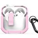 Защитный чехол DUX DUCIS PECN Series для Apple AirPods 4 - Pink / White (364416PW). Фото 2 из 10