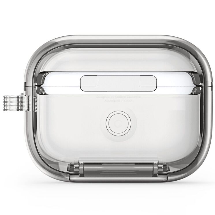 Защитный чехол DUX DUCIS PECR Series для Apple AirPods Pro 2 - Transparent Black: фото 4 из 15