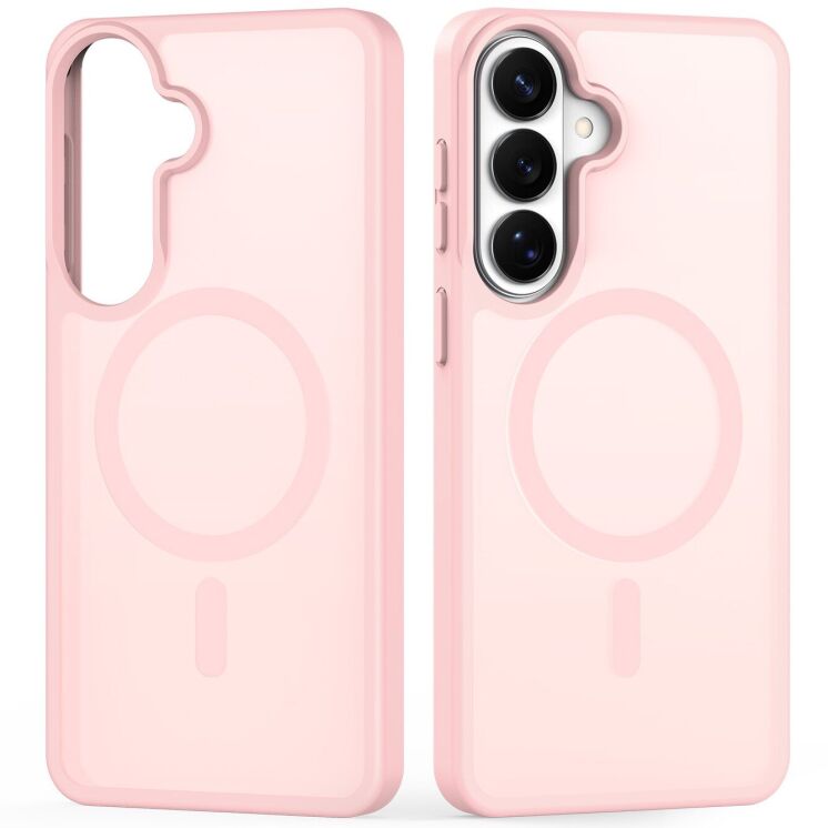 Защитный чехол DUX DUCIS Yind Series MagSafe для Samsung Galaxy S26 Plus - Light Pink: фото 2 из 10