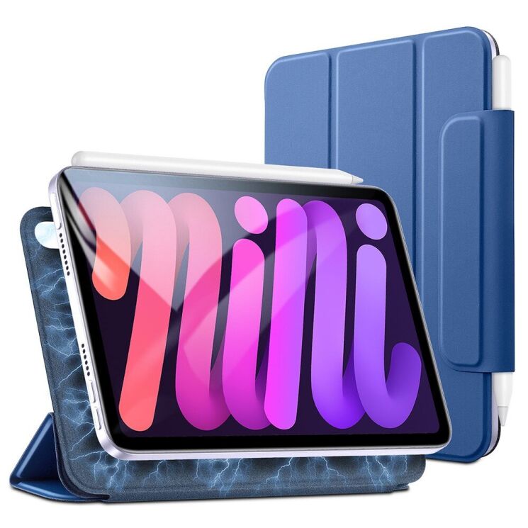 Защитный чехол ESR Rebound Magnetic Series для Apple iPad mini 6 / 7 (2021/2024) - Blue: фото 2 из 12
