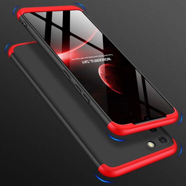 Защитный чехол GKK Double Dip Case для Realme C11 - Black / Silver: фото 3 из 6