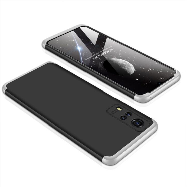 Защитный чехол GKK Double Dip Case для VIVO Y31 / Y53s - Black / Silver: фото 6 из 13