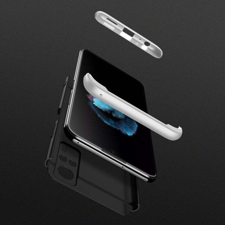Защитный чехол GKK Double Dip Case для VIVO Y31 / Y53s - Black / Silver: фото 3 из 13