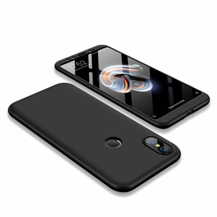 Защитный чехол GKK Double Dip Case для Xiaomi Mi 6X / Mi A2 - Black: фото 1 из 9