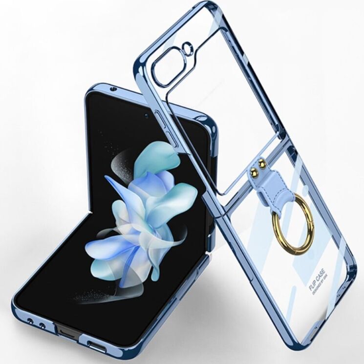 Защитный чехол GKK Elegant Case для Samsung Galaxy Flip 5 - Blue: фото 1 из 7
