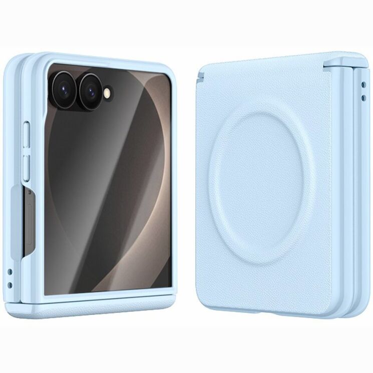 Захисний чохол GKK Magnetic Matte Case для Samsung Galaxy Flip 8 - Blue (423525L) Захисний чохол GKK Magnetic Matte Case для Samsung Galaxy Flip 8 - Blue: фото 2 з 5