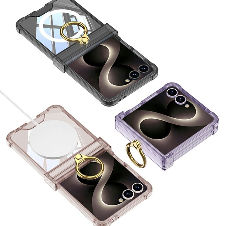 Защитный чехол GKK Neo Core (MagSafe) для Samsung Galaxy Flip 8 - Light Purple: фото 7 из 10