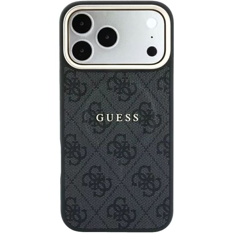 Захисний чохол Guess Embossed 4G Classic MagSafe для iPhone 18 Pro Max / 17 Pro Max (GUHMP18XP4MSEGCK) - Black (423962B) Захисний чохол Guess Embossed 4G Classic MagSafe для iPhone 18 Pro Max / 17 Pro Max (GUHMP18XP4MSEGCK) - Black: фото 2 з 7