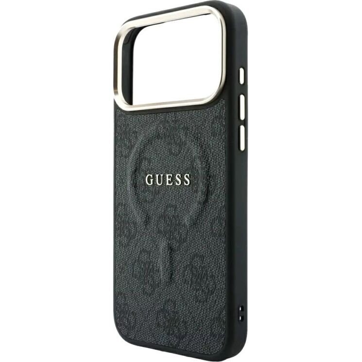 Захисний чохол Guess Embossed 4G Classic MagSafe для iPhone 18 Pro Max / 17 Pro Max (GUHMP18XP4MSEGCK) - Black (423962B) Захисний чохол Guess Embossed 4G Classic MagSafe для iPhone 18 Pro Max / 17 Pro Max (GUHMP18XP4MSEGCK) - Black: фото 5 з 7