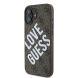Защитный чехол Guess Leather 4G Big Love with MagSafe для Apple iPhone 16 (GUHMP16SP4PLGWW) - Brown (366465Z). Фото 3 из 6