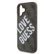 Защитный чехол Guess Leather 4G Big Love with MagSafe для Apple iPhone 16 (GUHMP16SP4PLGWW) - Brown (366465Z). Фото 4 из 6