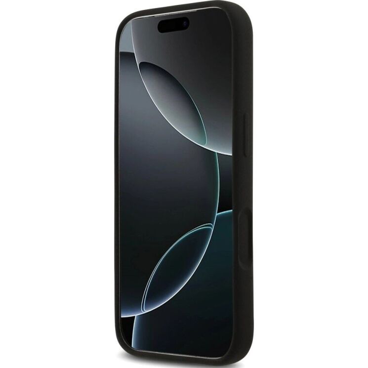 Защитный чехол Guess Silicone Triangle Logo MagSafe для iPhone 17 Pro Max (GUHMP17XSCTRLMK) - Black: фото 5 из 9