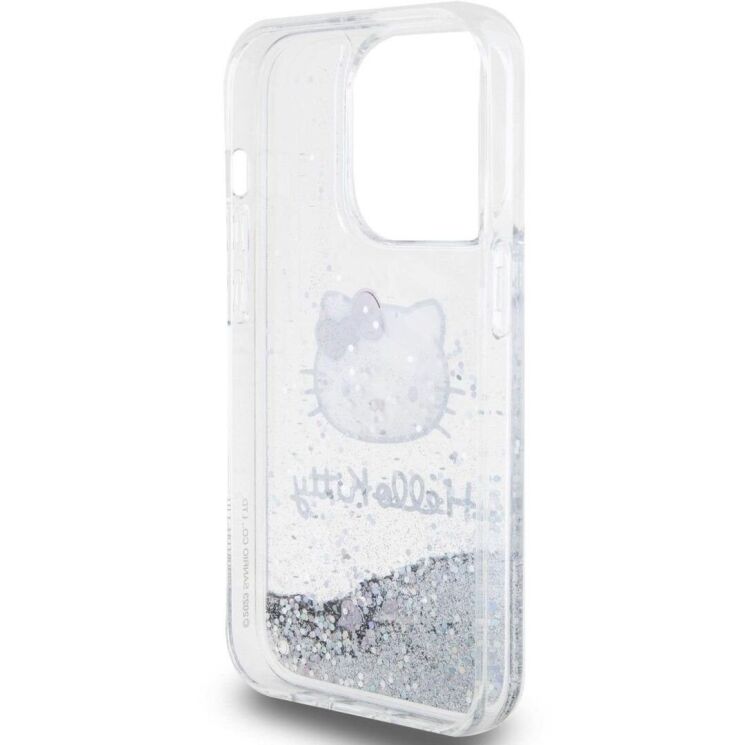 Захисний чохол Hello Kitty Liquid Glitter для Apple iPhone 13 Pro - Transparent: фото 7 з 8