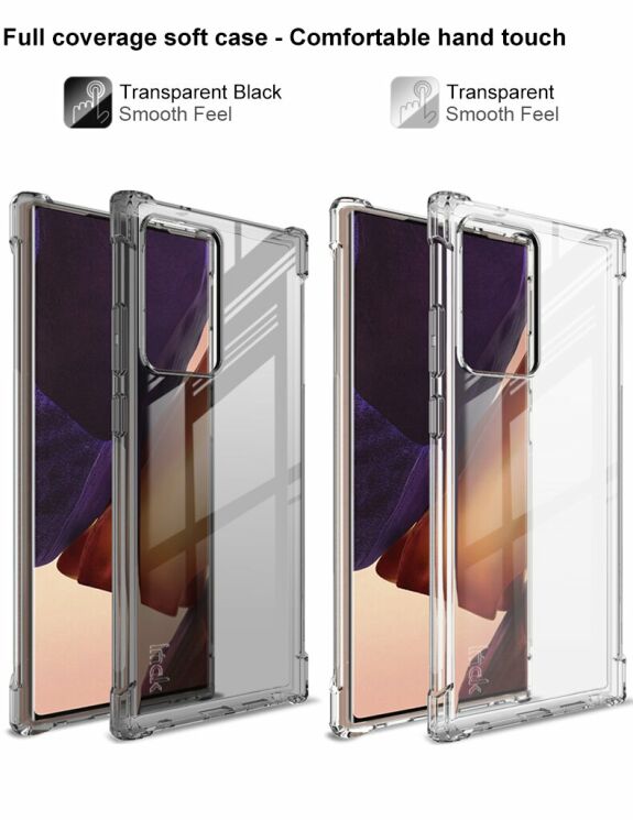 Защитный чехол IMAK Airbag MAX Case для Samsung Galaxy Note 20 Ultra (N985) - Transparent: фото 7 из 13