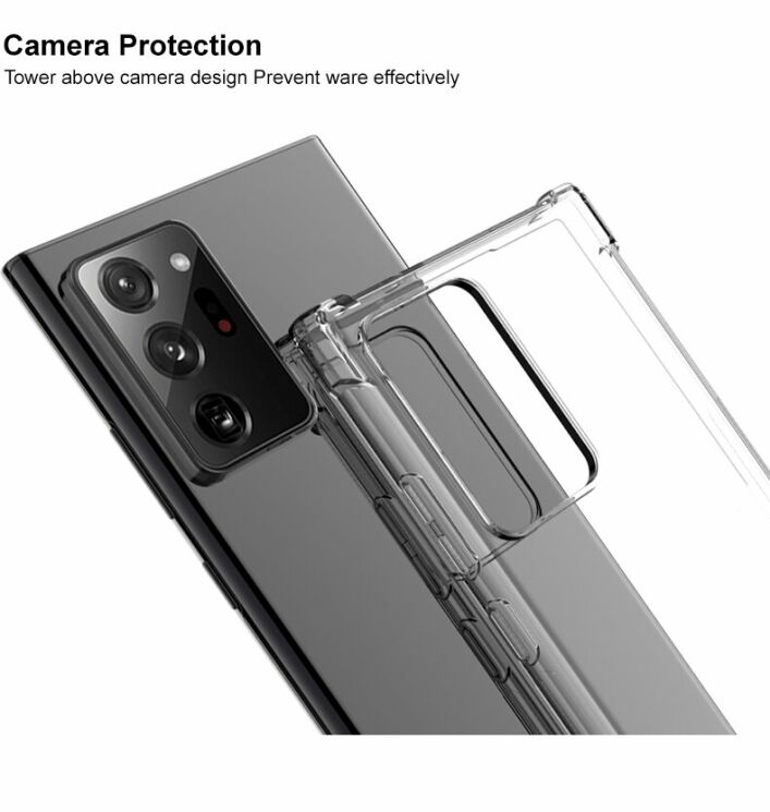 Защитный чехол IMAK Airbag MAX Case для Samsung Galaxy Note 20 Ultra (N985) - Transparent: фото 8 из 13