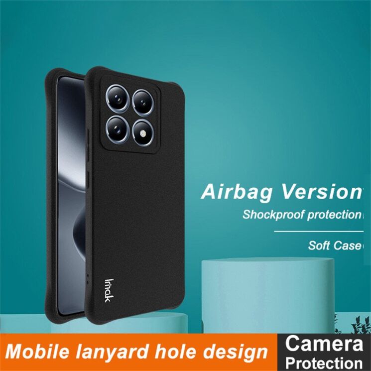 Защитный чехол IMAK Airbag MAX Case для Xiaomi 14T - Transparent: фото 3 из 10