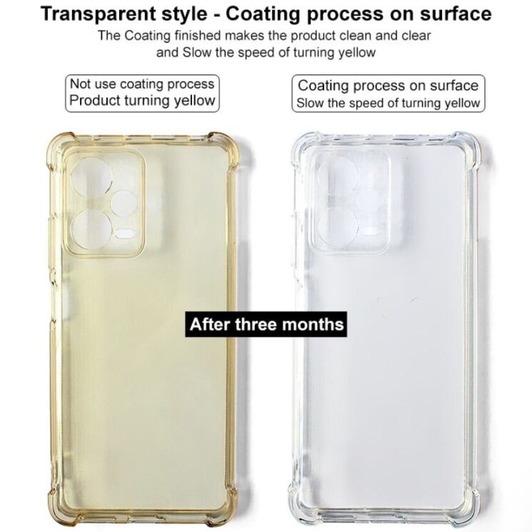 Защитный чехол IMAK Airbag MAX Case для Xiaomi 14T - Transparent: фото 9 из 10