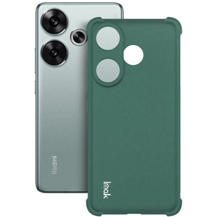 Защитный чехол IMAK Airbag Sand Case для Xiaomi Poco F6 - Green: фото 2 из 10