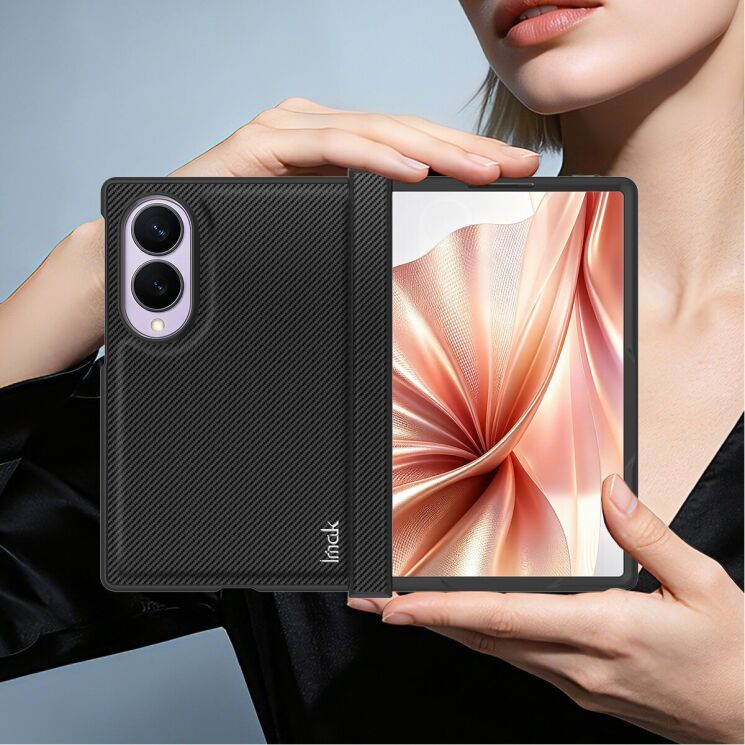 Защитный чехол IMAK Ruiyi Series (FF) для Samsung Galaxy Fold 8 - Carbon Fiber: фото 2 из 7
