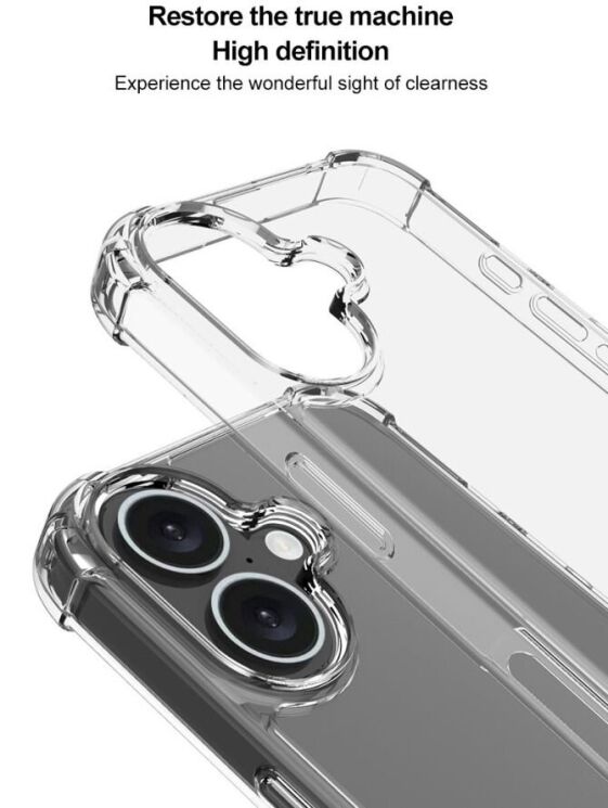 Защитный чехол IMAK Space Shield для Samsung Galaxy A35 (A356) - Transparent: фото 7 из 9