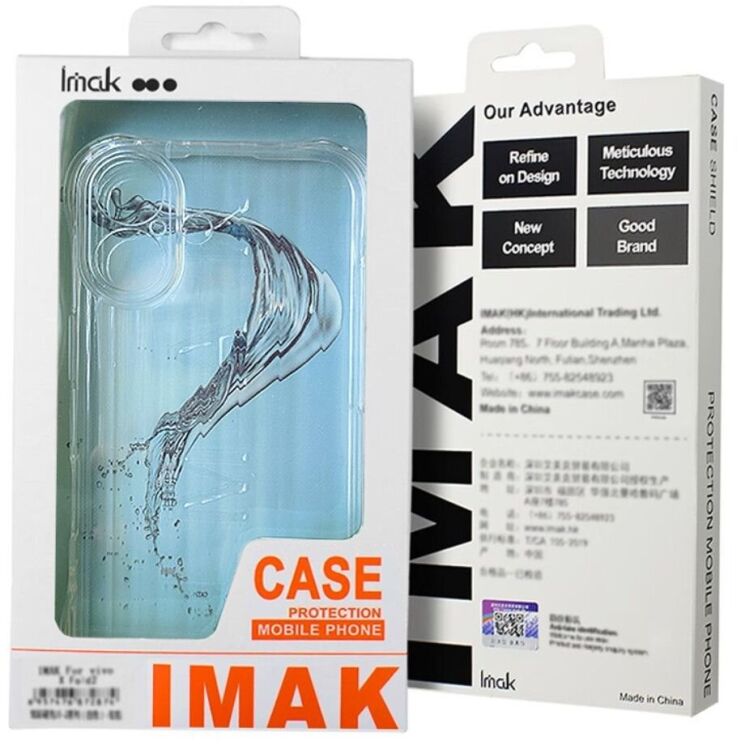 Защитный чехол IMAK Space Shield для Samsung Galaxy A35 (A356) - Transparent: фото 4 из 9
