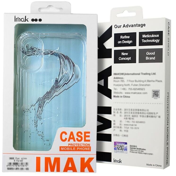 Защитный чехол IMAK Space Shield MagSafe для Samsung Galaxy S24 Ultra (S928) - Transparent: фото 7 из 7