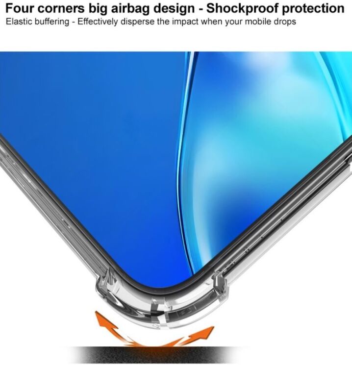 Защитный чехол IMAK Space Shield MagSafe для Samsung Galaxy S24 Ultra (S928) - Transparent: фото 6 из 7
