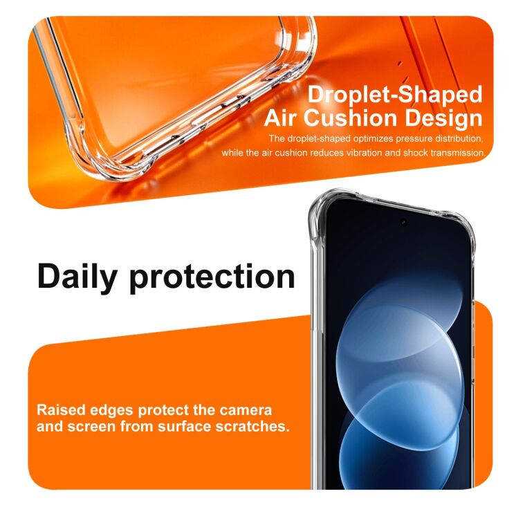 Защитный чехол IMAK Space Shield MagSafe для Xiaomi Redmi Note 17 Pro Max - Transparent: фото 9 из 12