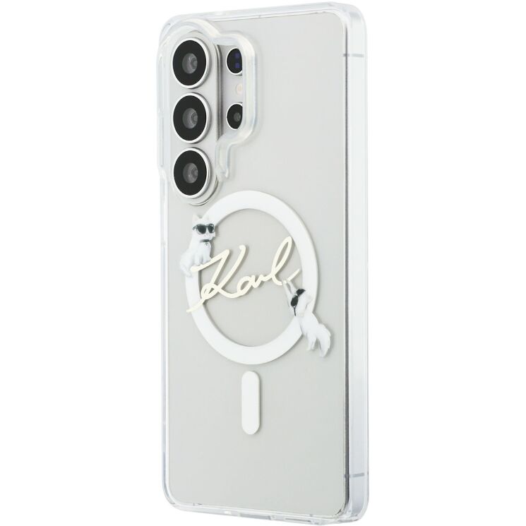 Защитный чехол Karl Lagerfeld IML Choupettes Karl Script Logo MagSafe для Samsung Galaxy S26 Ultra (KLHMS26L5HKSCAH) - Clear (408566C) Защитный чехол Karl Lagerfeld IML Choupettes Karl Script Logo MagSafe для Samsung Galaxy S26 Ultra (KLHMS26L5HKSCAH) - Clear: фото 2 из 8