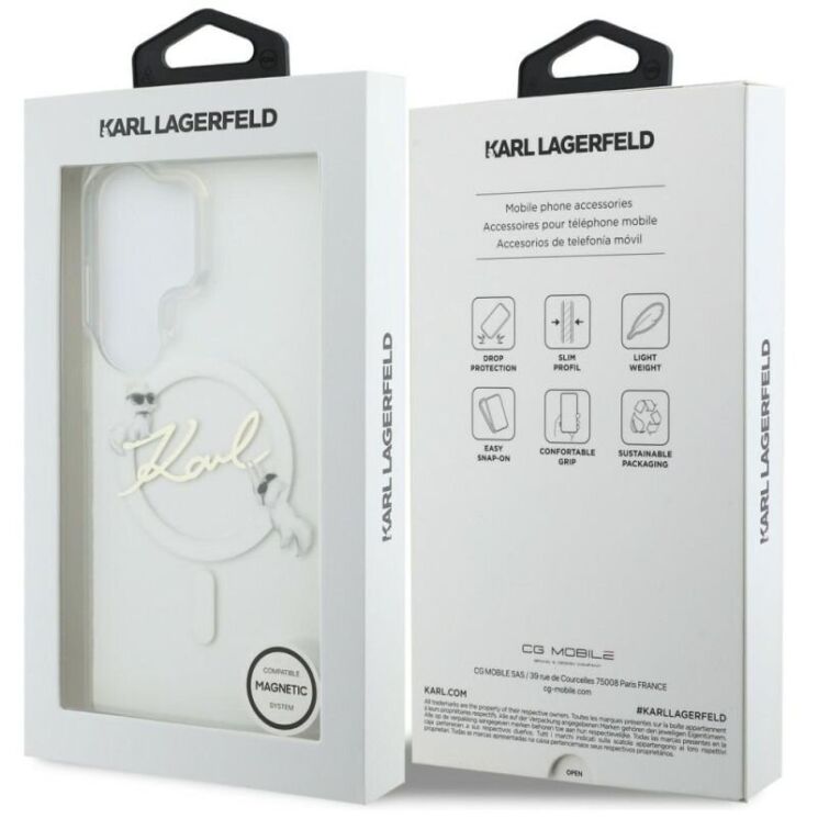 Защитный чехол Karl Lagerfeld IML Choupettes Karl Script Logo MagSafe для Samsung Galaxy S26 Ultra (KLHMS26L5HKSCAH) - Clear (408566C) Защитный чехол Karl Lagerfeld IML Choupettes Karl Script Logo MagSafe для Samsung Galaxy S26 Ultra (KLHMS26L5HKSCAH) - Clear: фото 8 из 8