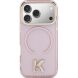 Захисний чохол Karl Lagerfeld IML K Head Logo MagSafe для iPhone 17 Pro (KLHMP17L5HTMKHDP) - Pink (403274P). Фото 2 з 7