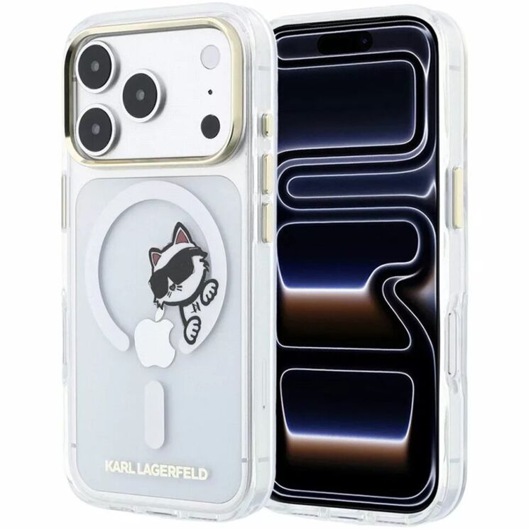 Захисний чохол Karl Lagerfeld Peekaboo Logo MagSafe для iPhone 18 Pro Max / 17 Pro Max (KLHMP18X6HCPSCT) - Transparent (423954T) Захисний чохол Karl Lagerfeld Peekaboo Logo MagSafe для iPhone 18 Pro Max / 17 Pro Max (KLHMP18X6HCPSCT) - Transparent: фото 1 з 7