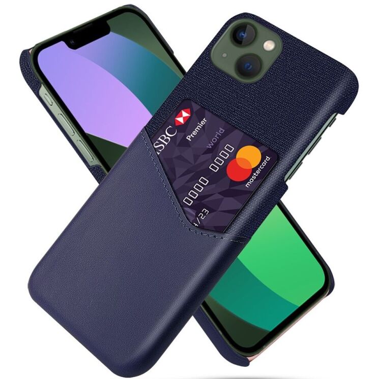 Защитный чехол KSQ Business Pocket для Apple iPhone 15 Plus - Blue: фото 1 из 4