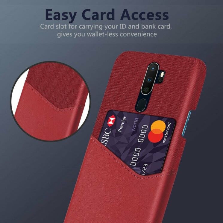 Защитный чехол KSQ Business Pocket для OPPO A9 2020 - Red: фото 4 из 4