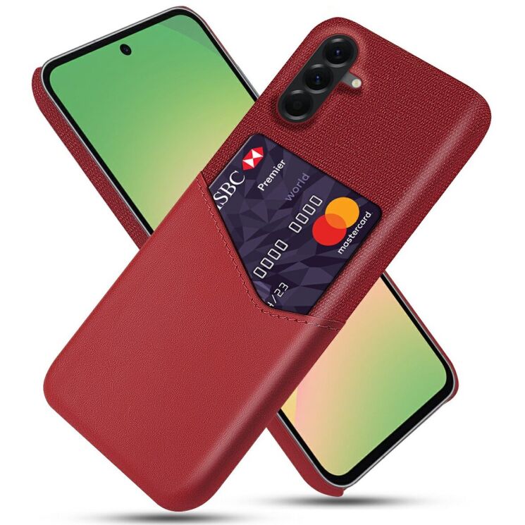 Защитный чехол KSQ Business Pocket для Samsung Galaxy A57 (A576) - Red: фото 1 из 4