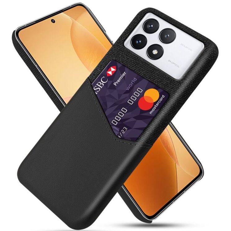 Защитный чехол KSQ Business Pocket для Xiaomi Poco F6 Pro - Black: фото 1 из 4