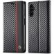 Защитный чехол LC.IMEEKE Carbon Fiber для Samsung Galaxy A55 (A556) - Vertical Stripe (353709B). Фото 1 из 11