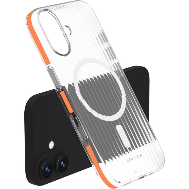 Защитный чехол LEREACH TOC Magnetic для iPhone 17 - Orange: фото 2 из 14