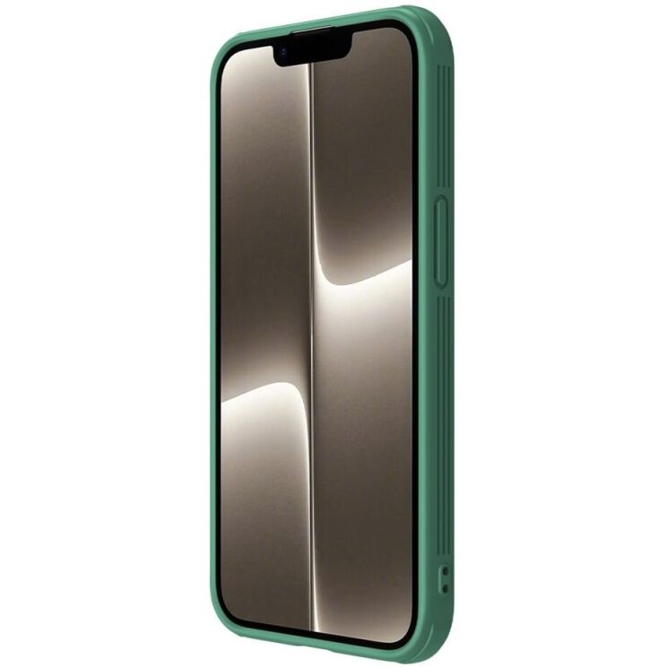 Защитный чехол NILLKIN CamShield Pro для Apple iPhone 16e - Green: фото 4 из 11
