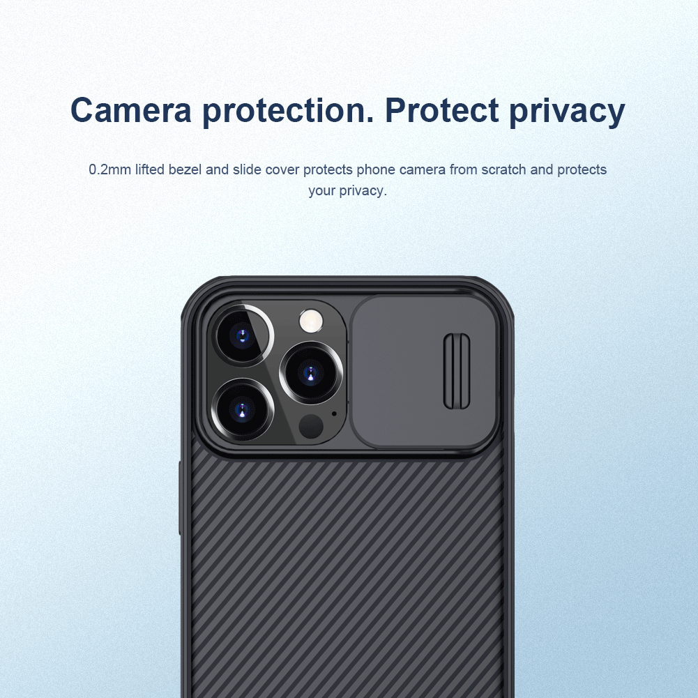 Защитный чехол NILLKIN CamShield Pro Magnetic для Apple iPhone 13 Pro Max - Black: фото 15 из 20