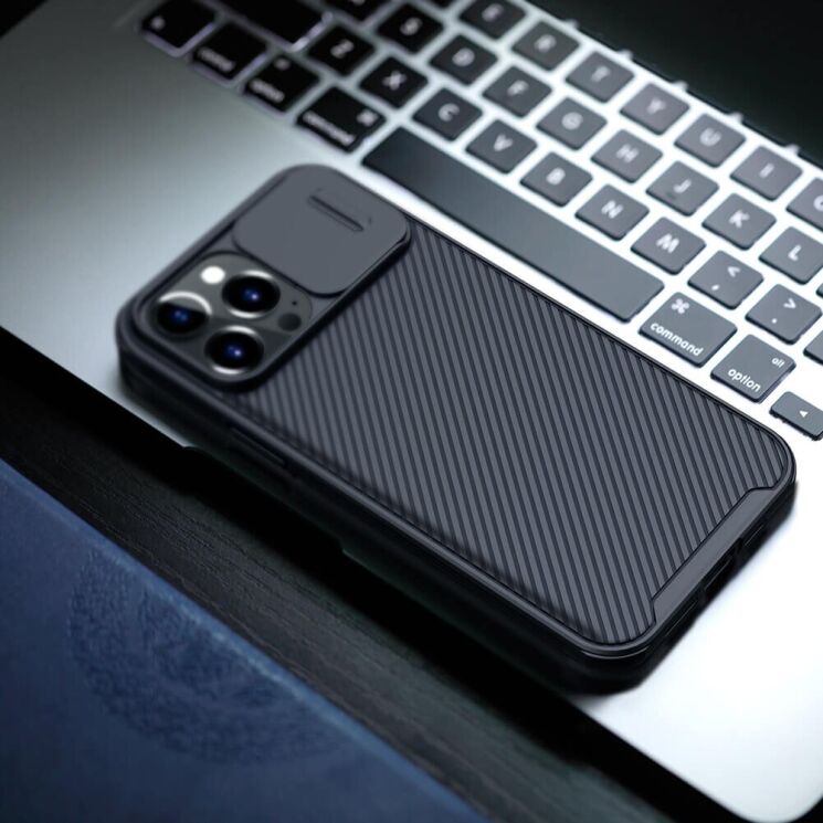 Защитный чехол NILLKIN CamShield Pro Magnetic для Apple iPhone 13 Pro Max - Black: фото 18 из 20