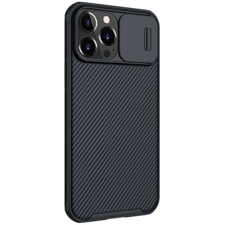 Защитный чехол NILLKIN CamShield Pro Magnetic для Apple iPhone 13 Pro Max - Black: фото 3 из 20