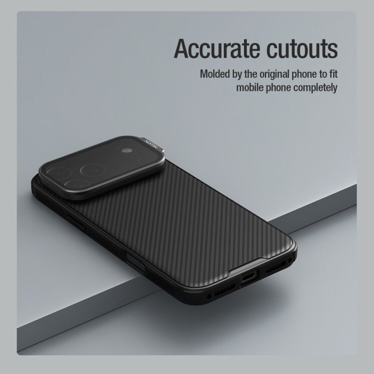 Захисний чохол NILLKIN CamShield Prop Magnetic для Apple iPhone 17 Pro Max - Black: фото 17 з 19