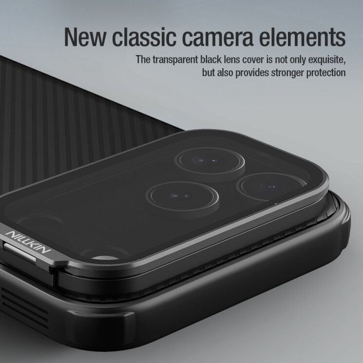 Захисний чохол NILLKIN CamShield Prop Magnetic для Apple iPhone 17 Pro Max - Black: фото 8 з 19