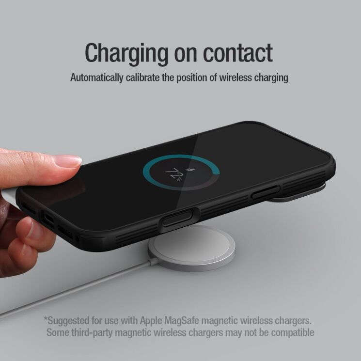 Захисний чохол NILLKIN CamShield Prop Magnetic для Apple iPhone 17 Pro Max - Black: фото 12 з 19