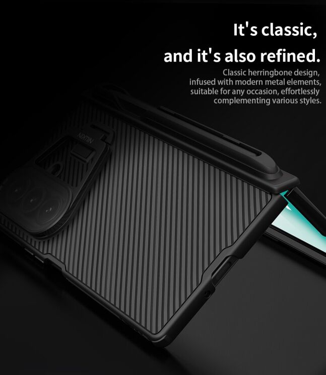 Захисний чохол NILLKIN CamShield Prop Magnetic (FF) для Samsung Galaxy Fold 7 - Black: фото 7 з 19