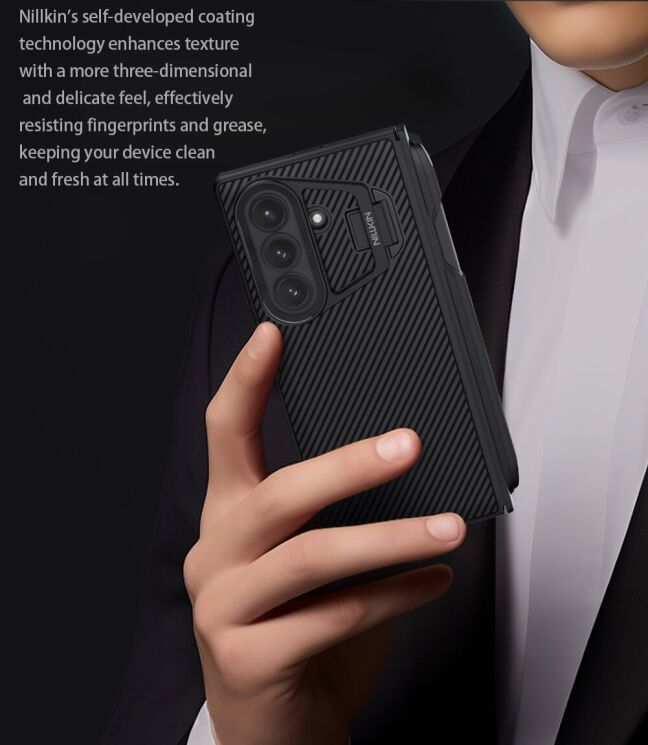 Захисний чохол NILLKIN CamShield Prop Magnetic (FF) для Samsung Galaxy Fold 7 - Black: фото 8 з 19