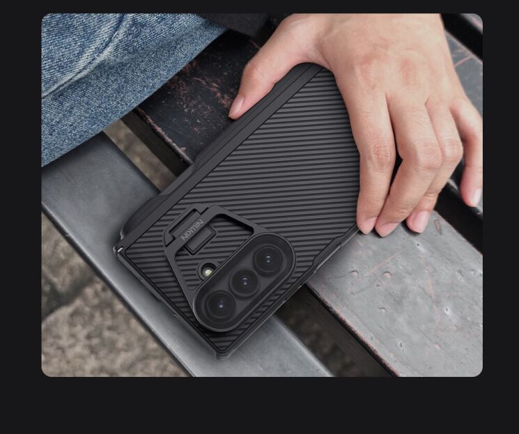 Захисний чохол NILLKIN CamShield Prop Magnetic (FF) для Samsung Galaxy Fold 7 - Black: фото 18 з 19
